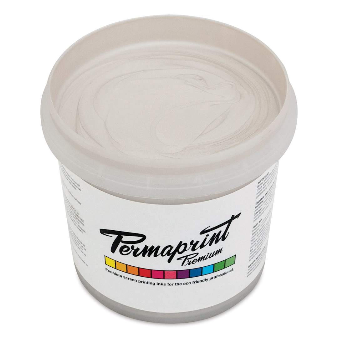 Open in modal - Permaprint Premium Screen Ink - Pearl White, 1 L