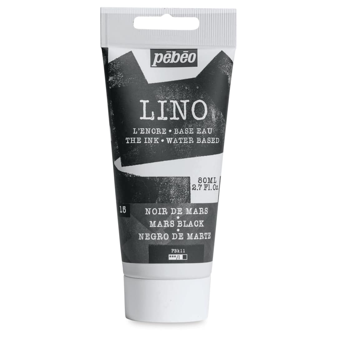 Open in modal - Pebeo Lino Ink - Mars Black, 80 ml Tube