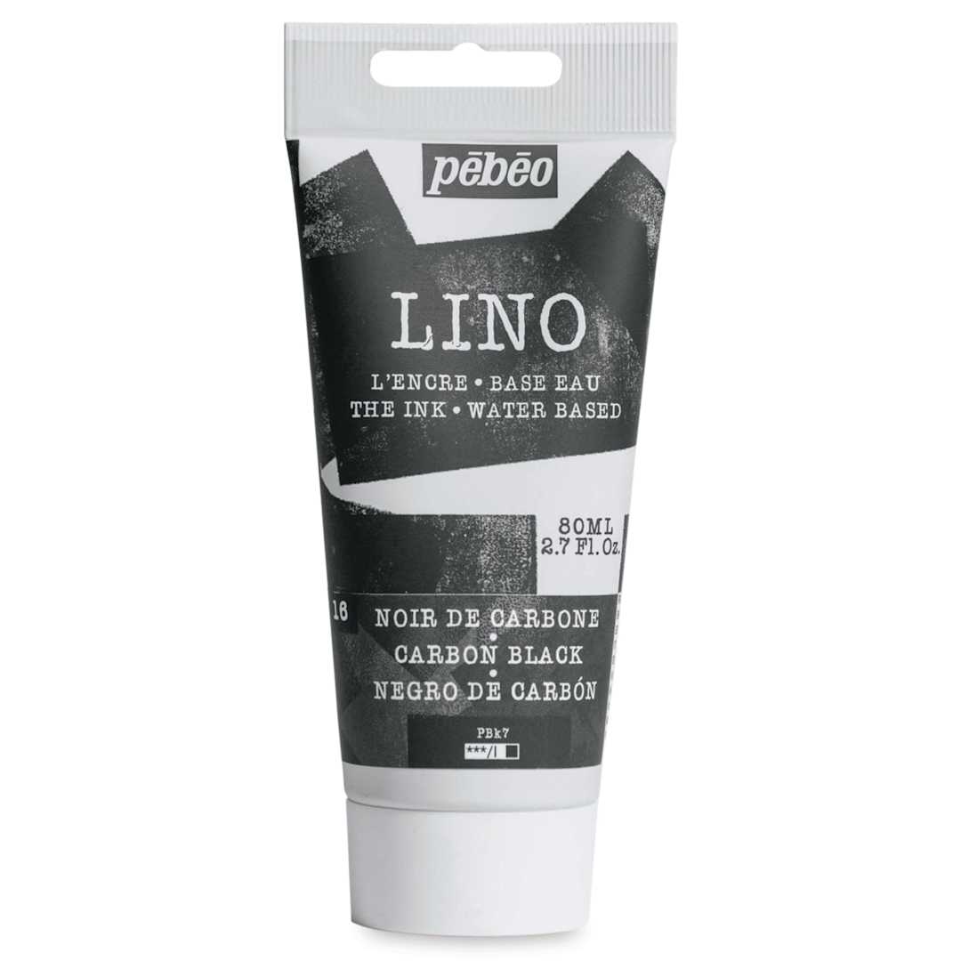 Open in modal - Pebeo Lino Ink - Carbon Black, 80 ml Tube