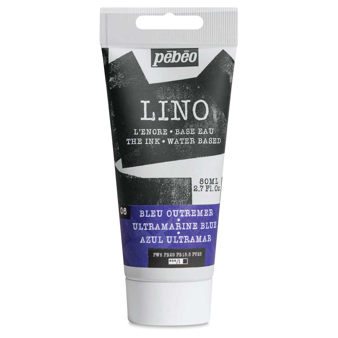 Open in modal - Pebeo Lino Ink - Ultramarine Blue, 80 ml Tube