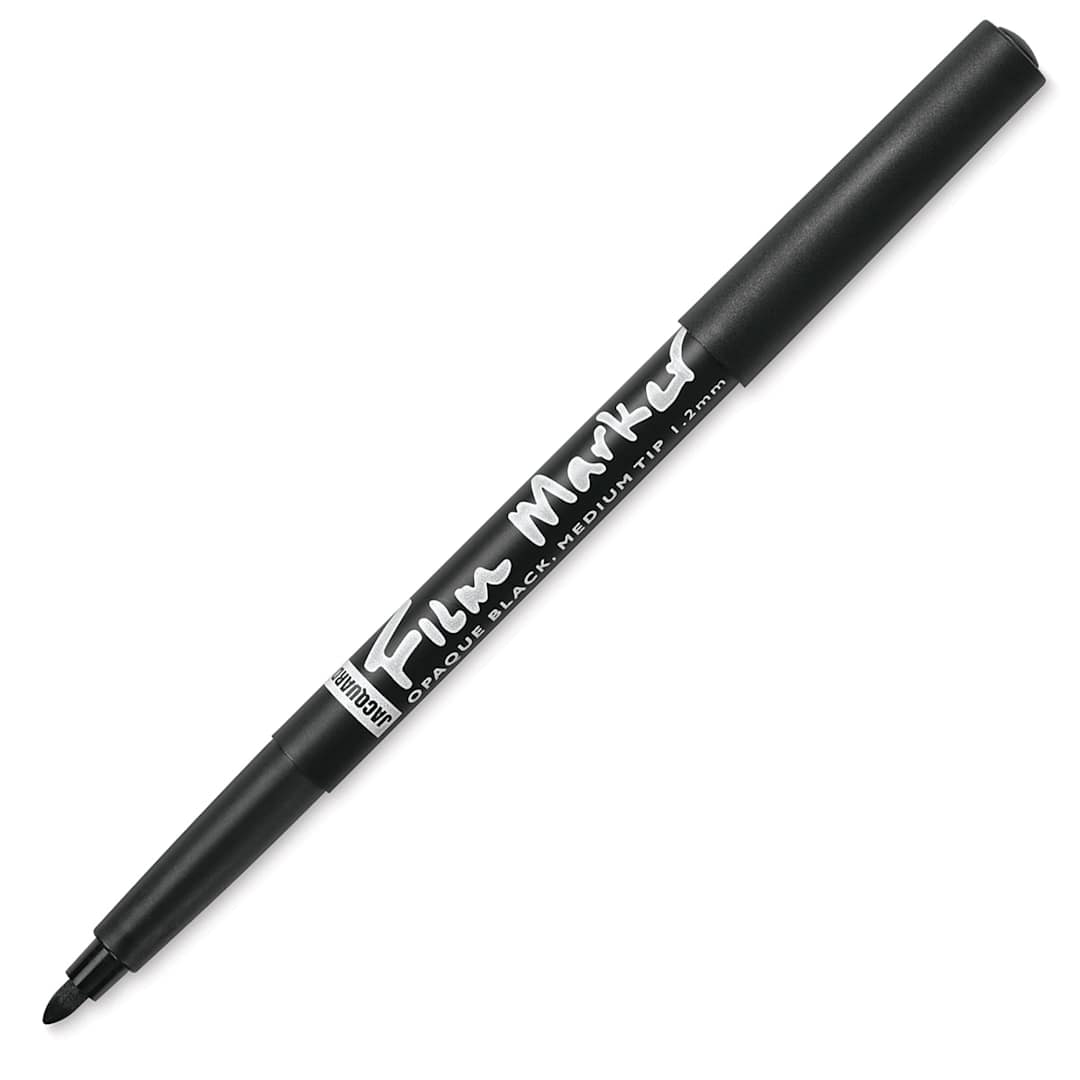 Open in modal - Jacquard Film Marker - Angled Black Film Marker shown open