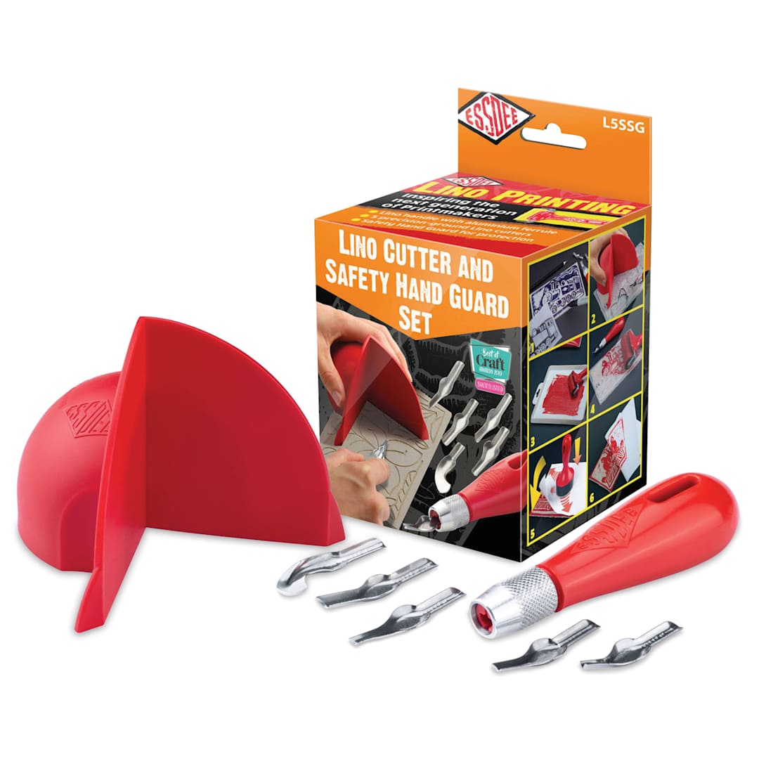 Open in modal - Essdee Lino Cutter and Safety Hand Guard Set