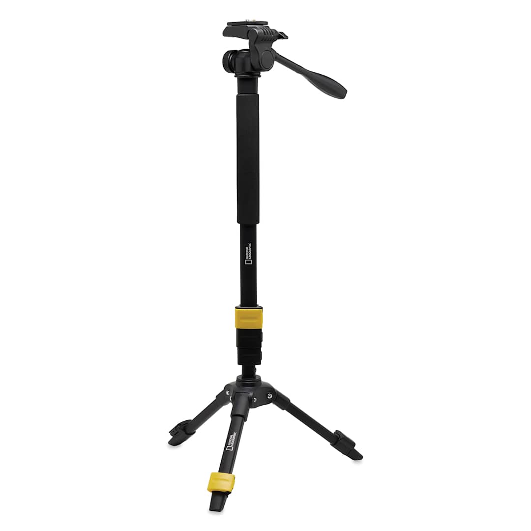 Open in modal - National Geographic Photo 3-in-1, monopod with tripod base configuration