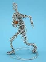 Open in modal - wireform figure sculpture