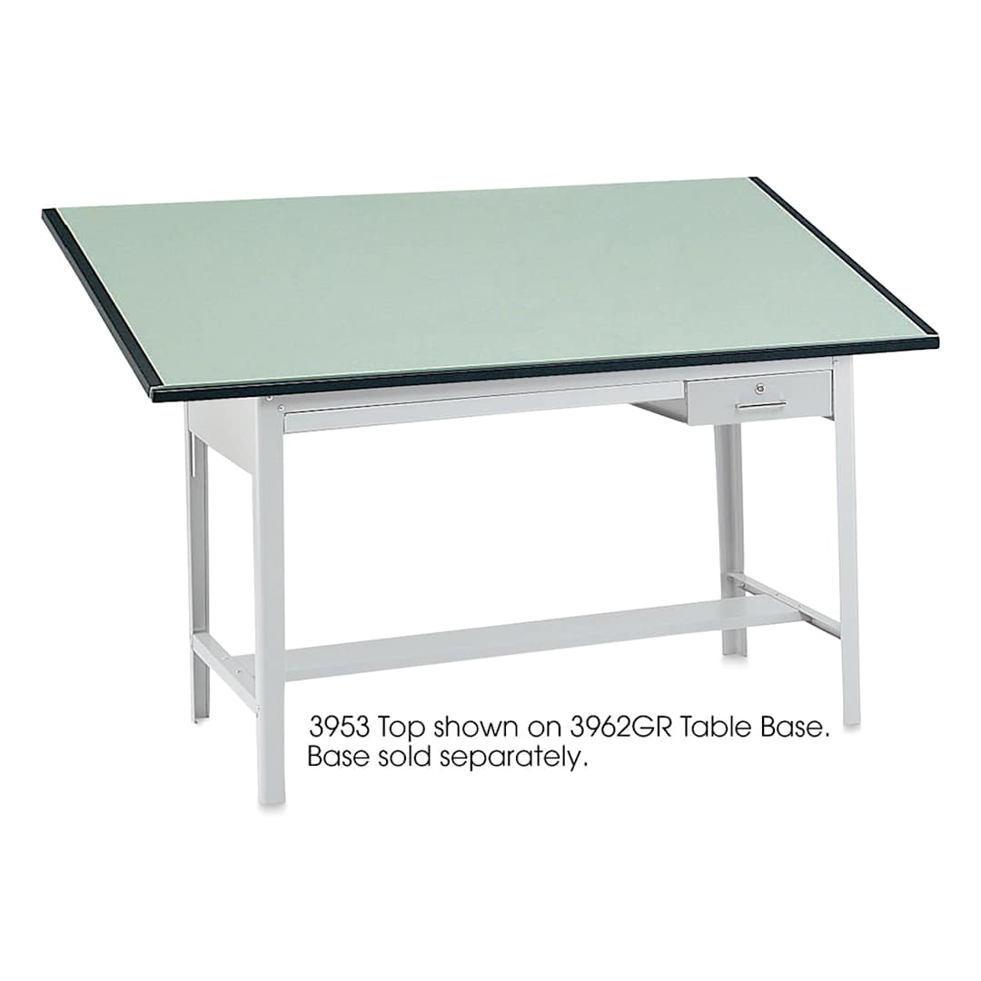 Open in modal - Safco Professional Drafting Table - 37-1/2" x 72", Light Green, Top Only