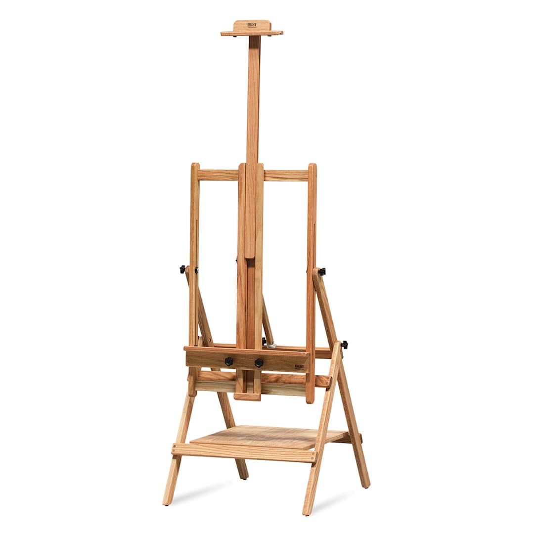 Open in modal - Best Deluxe Lobo Easel shown with fully extended mast
