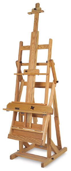 Open in modal - Best European Easel - Shown upright with mast partially extended