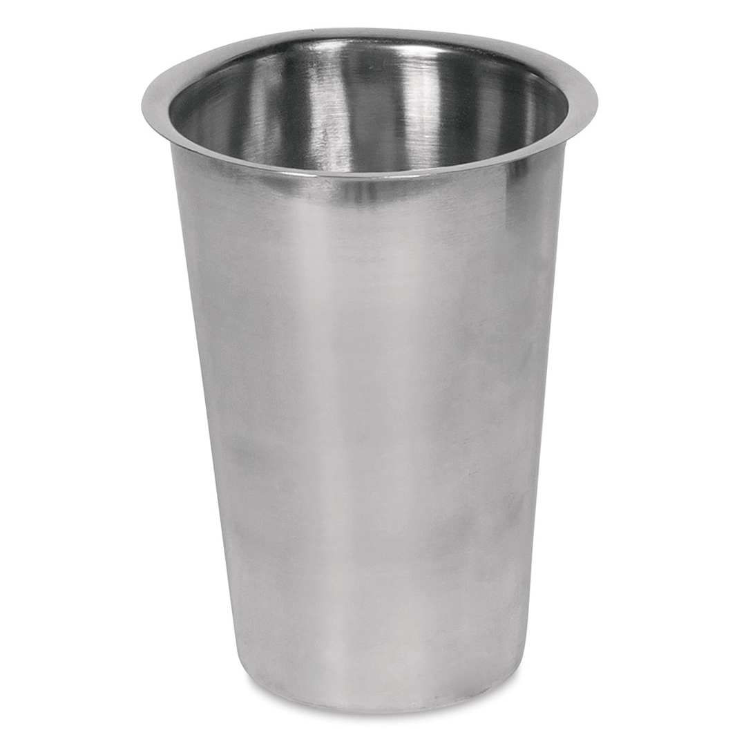 Open in modal - Richeson Stainless Steel Canister - Front view of large Canister

