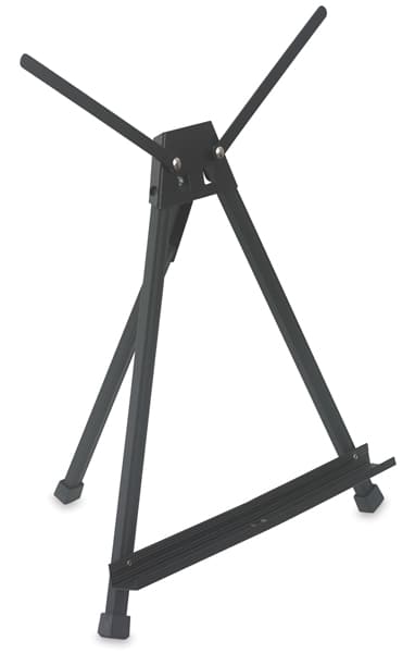 Open in modal - Metal Table Sketching Easel shown with stabilizing arms raised