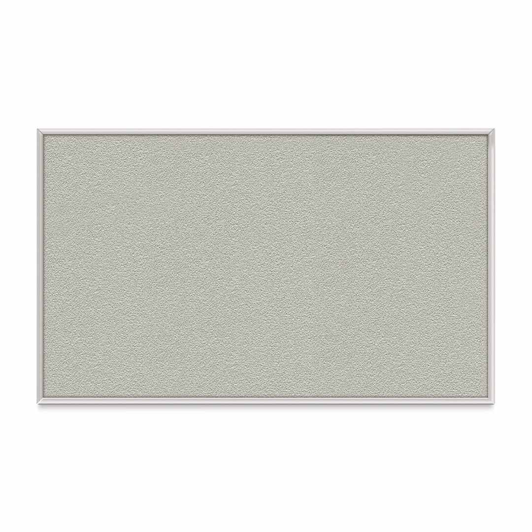 Open in modal - Ghent PremaTak Tackboard - 36" x 48", Silver, Vinyl, Aluminum Frame