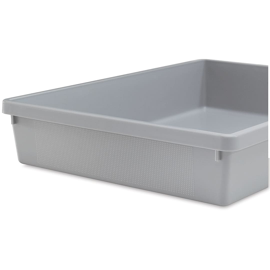 Open in modal - Hann Tote Tray Garage Cabinet - Closeup of Hann Certwood Tote Tray