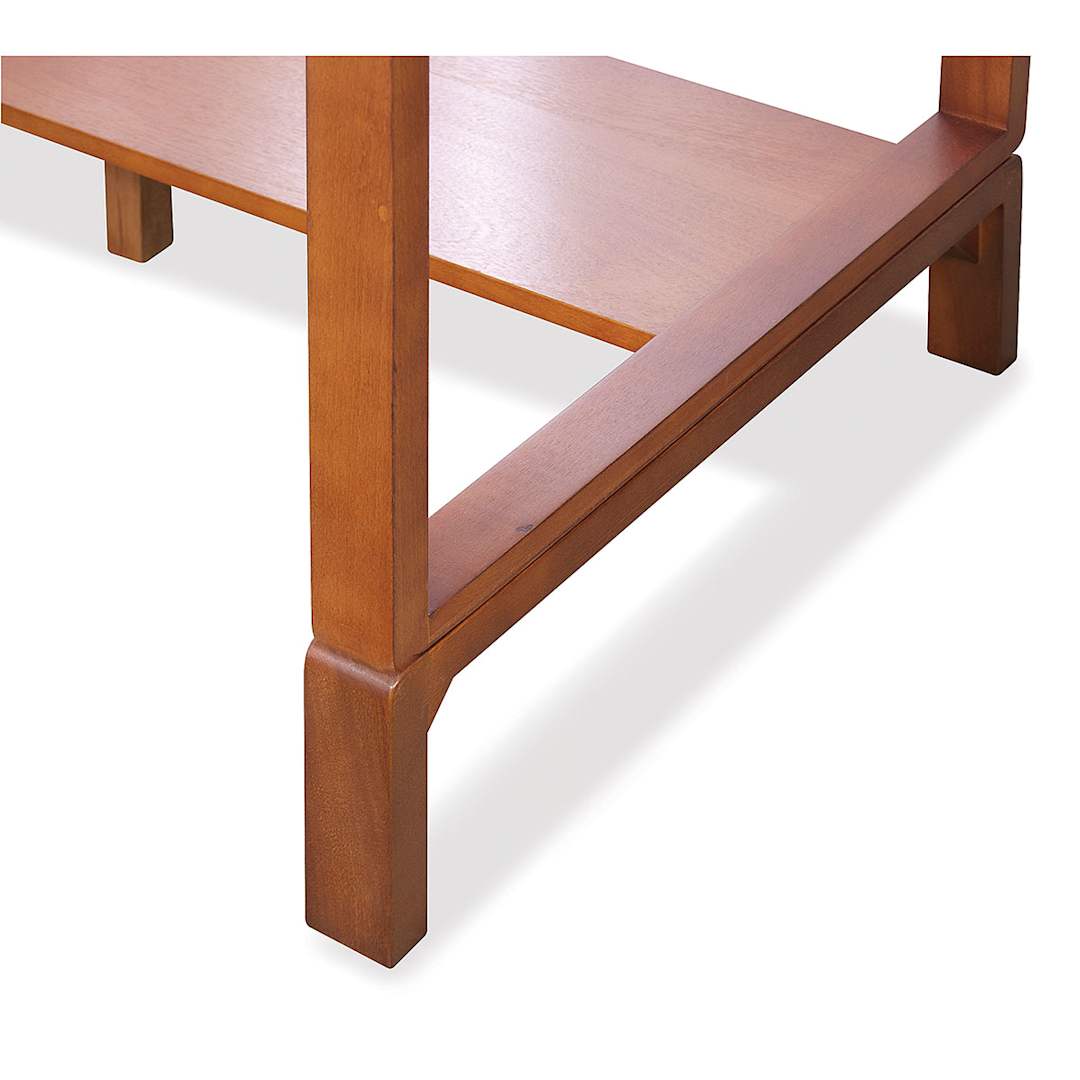 Open in modal - Studio Designs Ponderosa Table - Closeup of Table legs on Leg Extension, sold separately