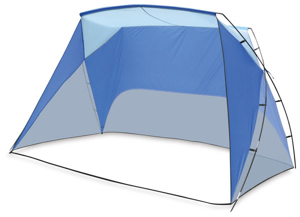 Open in modal - Caravan Sport Shelter - Angled view of set up Shelter
