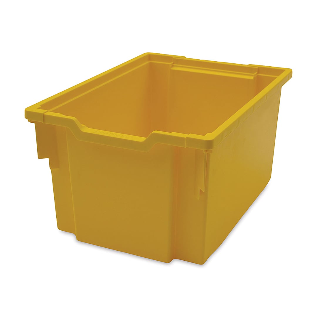 Open in modal - Gratnells Trays and Accessories - Extra Deep Trays F25, Pkg of 6, Sunshine Yellow
