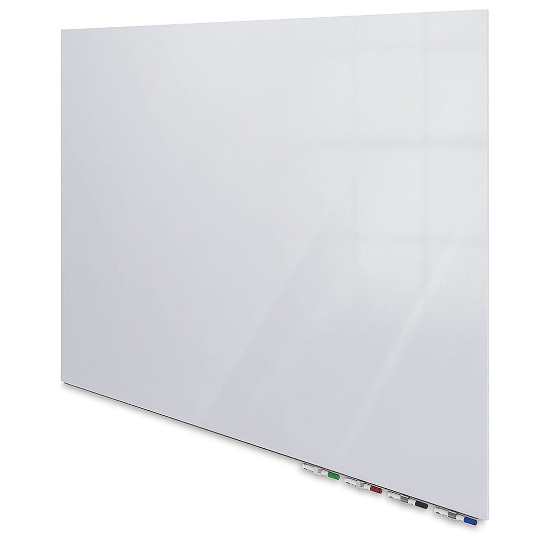 Open in modal - Ghent Aria Magnetic Glassboard - 4 ft x 6 ft, White