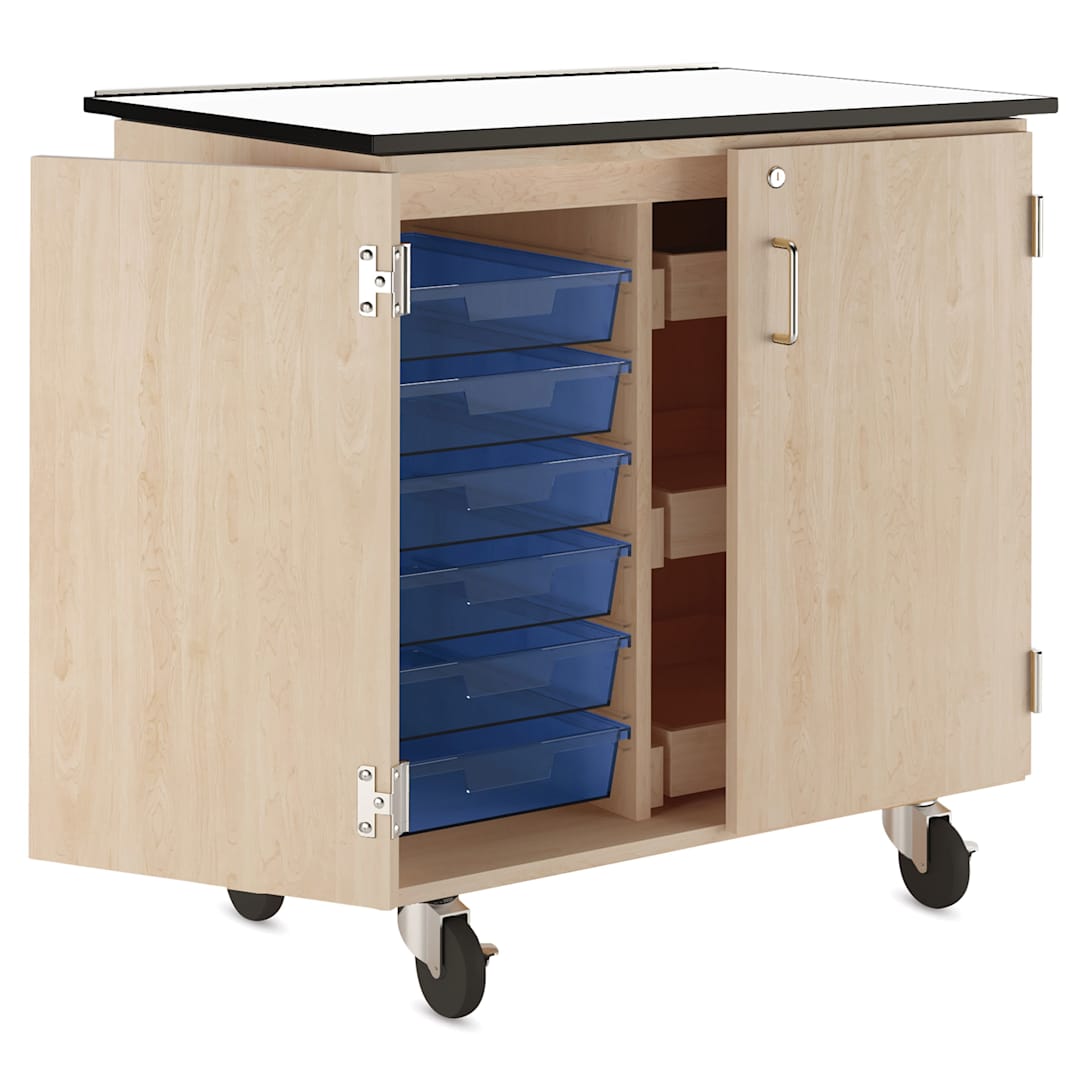 Open in modal - Diversified Spaces Write-n-Roll Cabinet - Maple/Royal