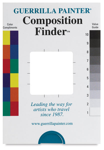 Open in modal - Guerrilla Painter Composition View Finder - Front side of Finder