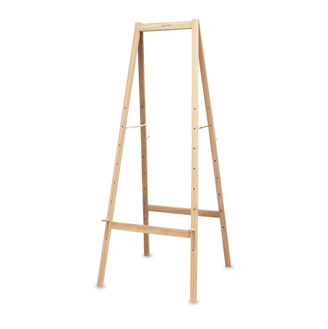 Open in modal - Double-Sided Lyptus Easel - Right angled view of empty easel
