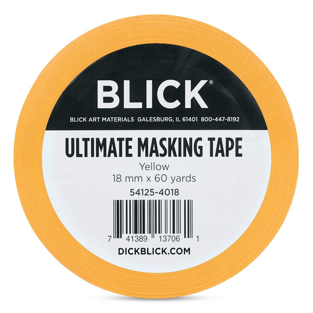 Open in modal - Blick Ultimate Masking Tape - Yellow,  18 mm x 60 yds