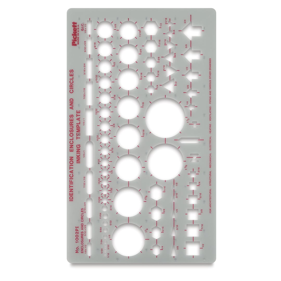 Open in modal - Chartpak Identification Enclosures and Circles Template