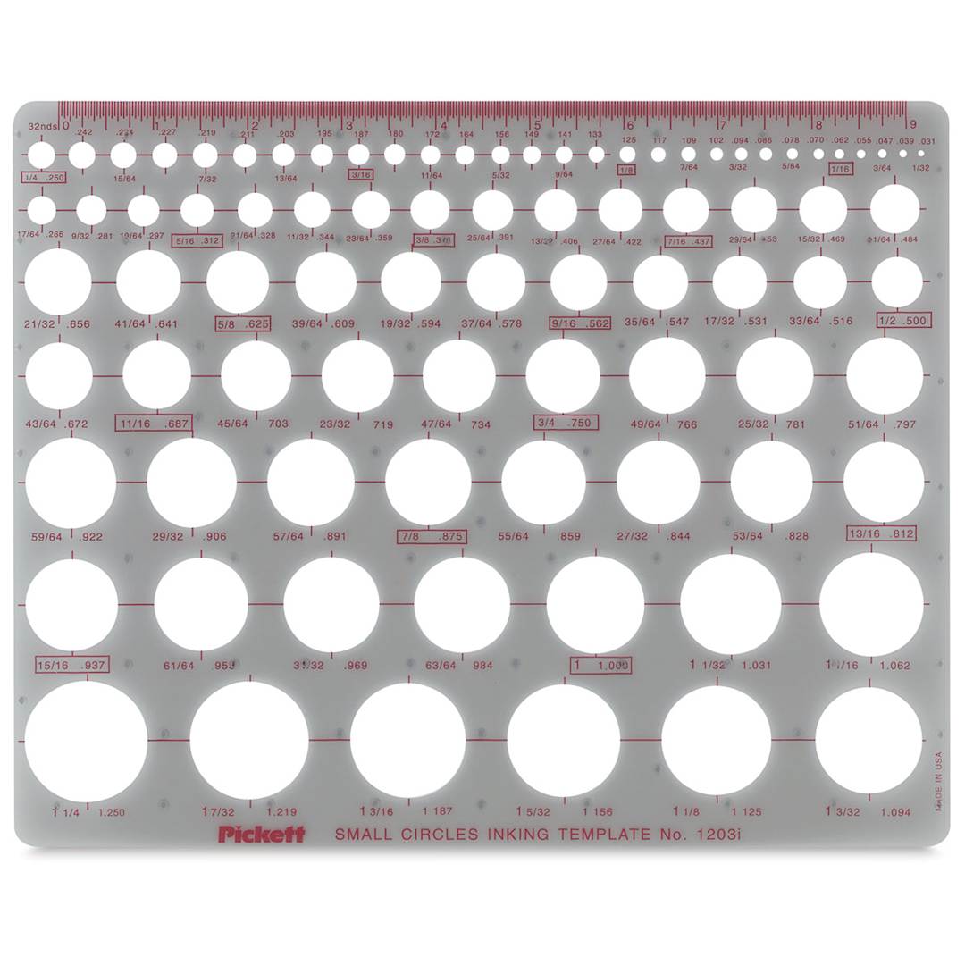 Open in modal - Chartpak Small Circles Template