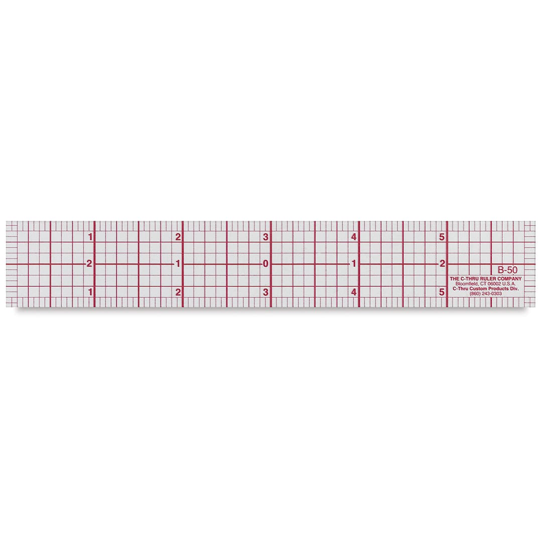 Open in modal - Westcott Plastic Ruler - B-50, 8ths