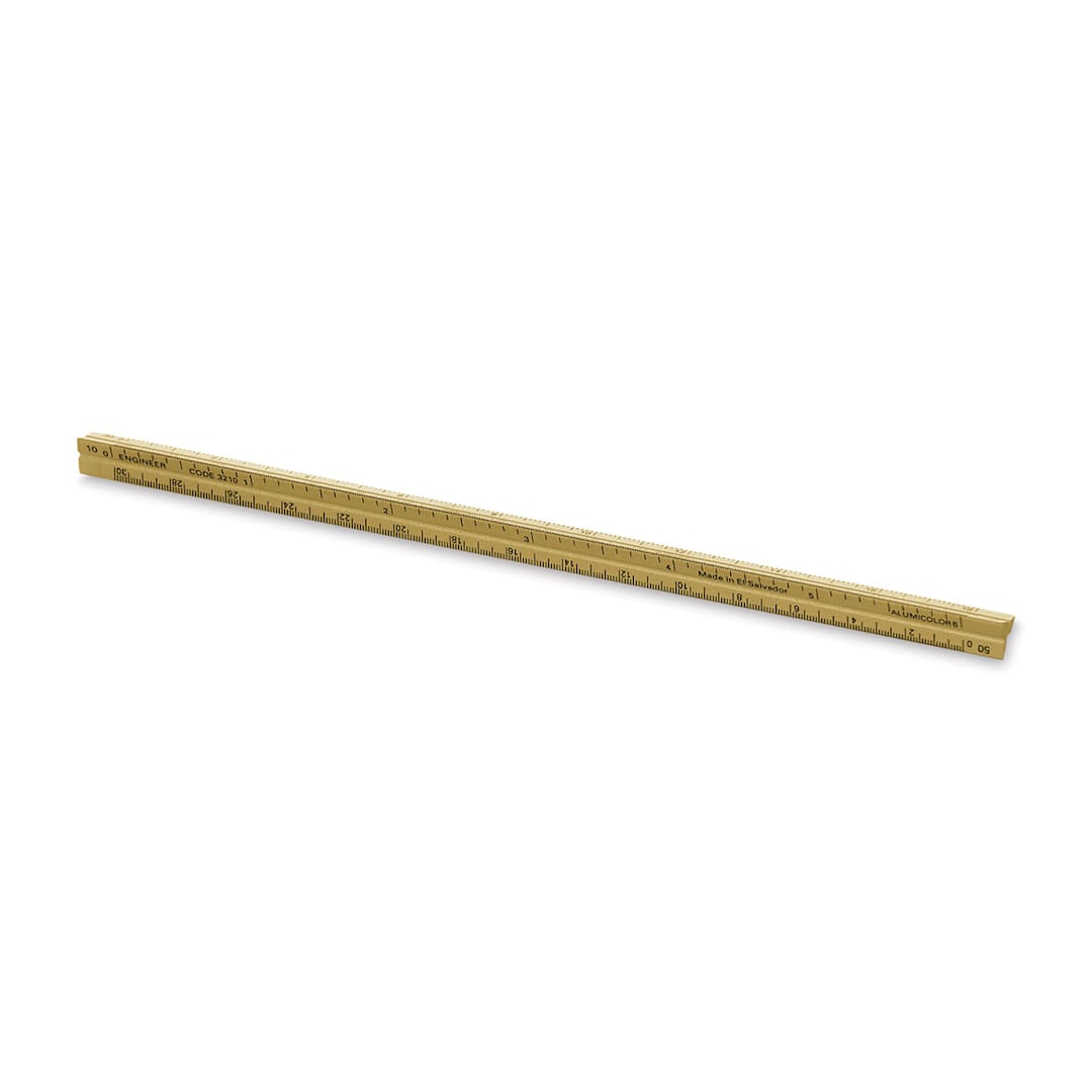 Open in modal - Alumicolor Pocket Scale - 6", Gold, Architectural