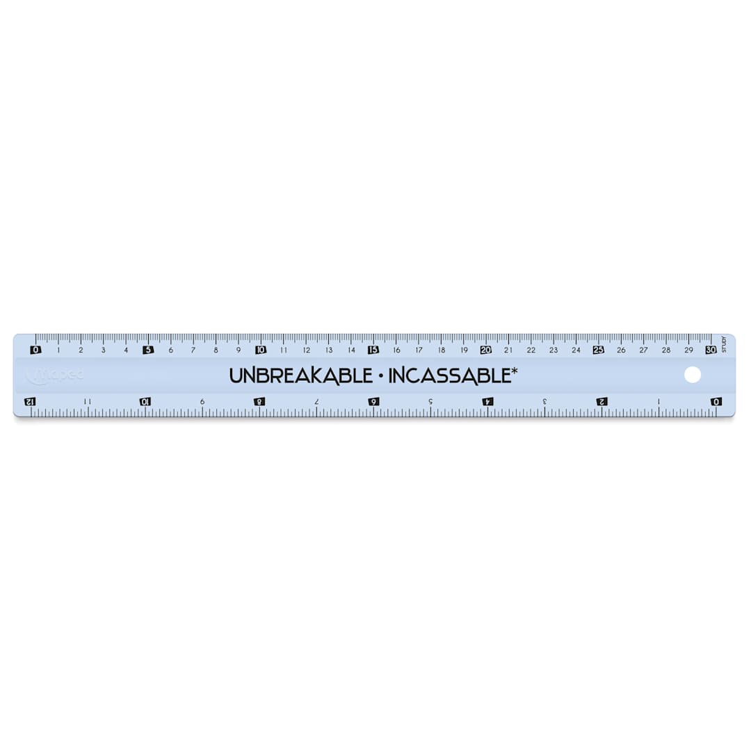 Open in modal - Maped Unbreakable Ruler, white