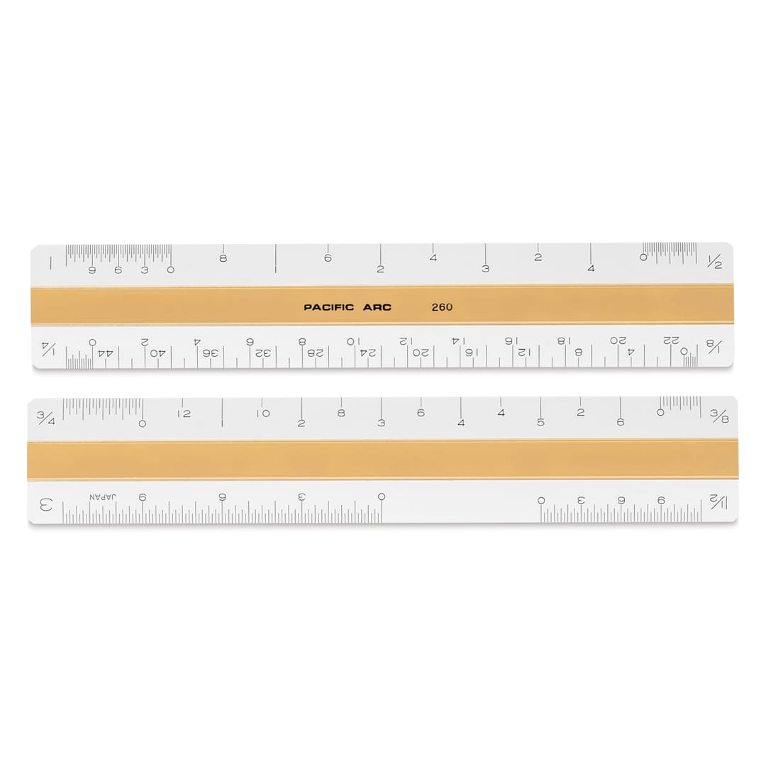 Open in modal - Pacific Arc Premium Flat Scale - 6", Architect