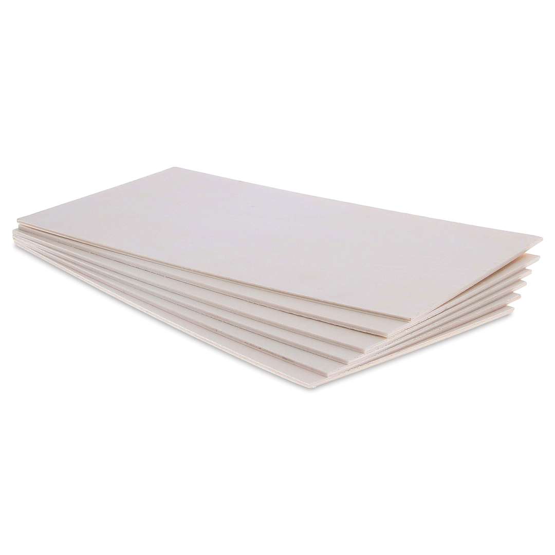 Open in modal - Midwest Products Aspen Birch Plywood - 1/10" x 6" x 12", Pkg of 6