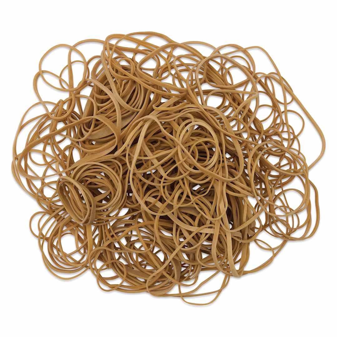 Open in modal - Officemate Rubber Bands - Natural, Assorted Sizes, 4 oz Bag
