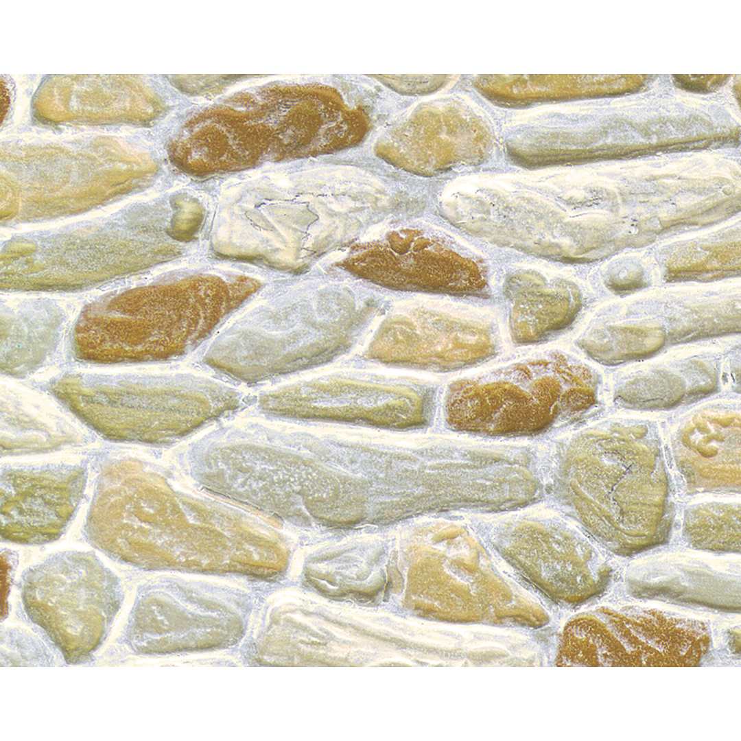 Open in modal - Plastruct Patterned Sheets, Field Stone, 1:24 Scale, finished example