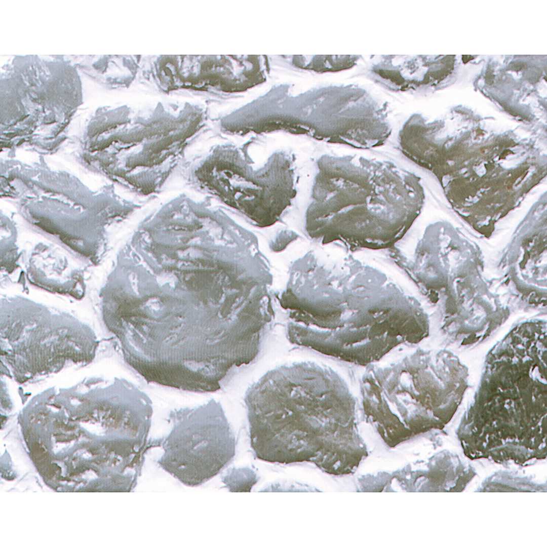 Open in modal - Plastruct Patterned Sheets, Field Stone, Round,1:12 Scale, finished example