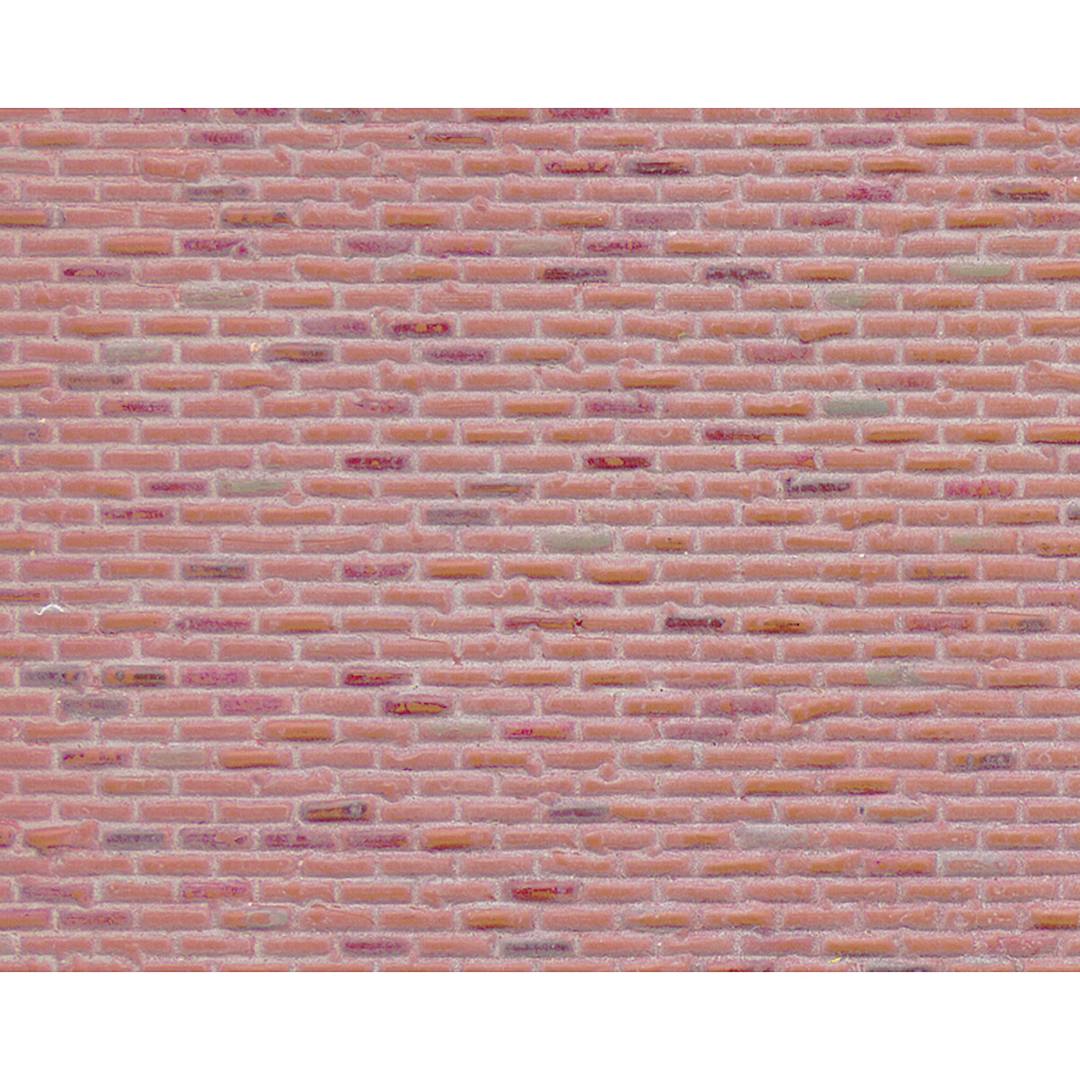 Open in modal - Plastruct Patterned Sheets, Brick, Rough, 1:48 Scale, finished example