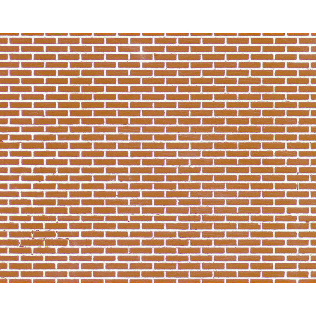 Open in modal - Plastruct Patterned Sheets, Brick, 1:48 Scale, finished example
