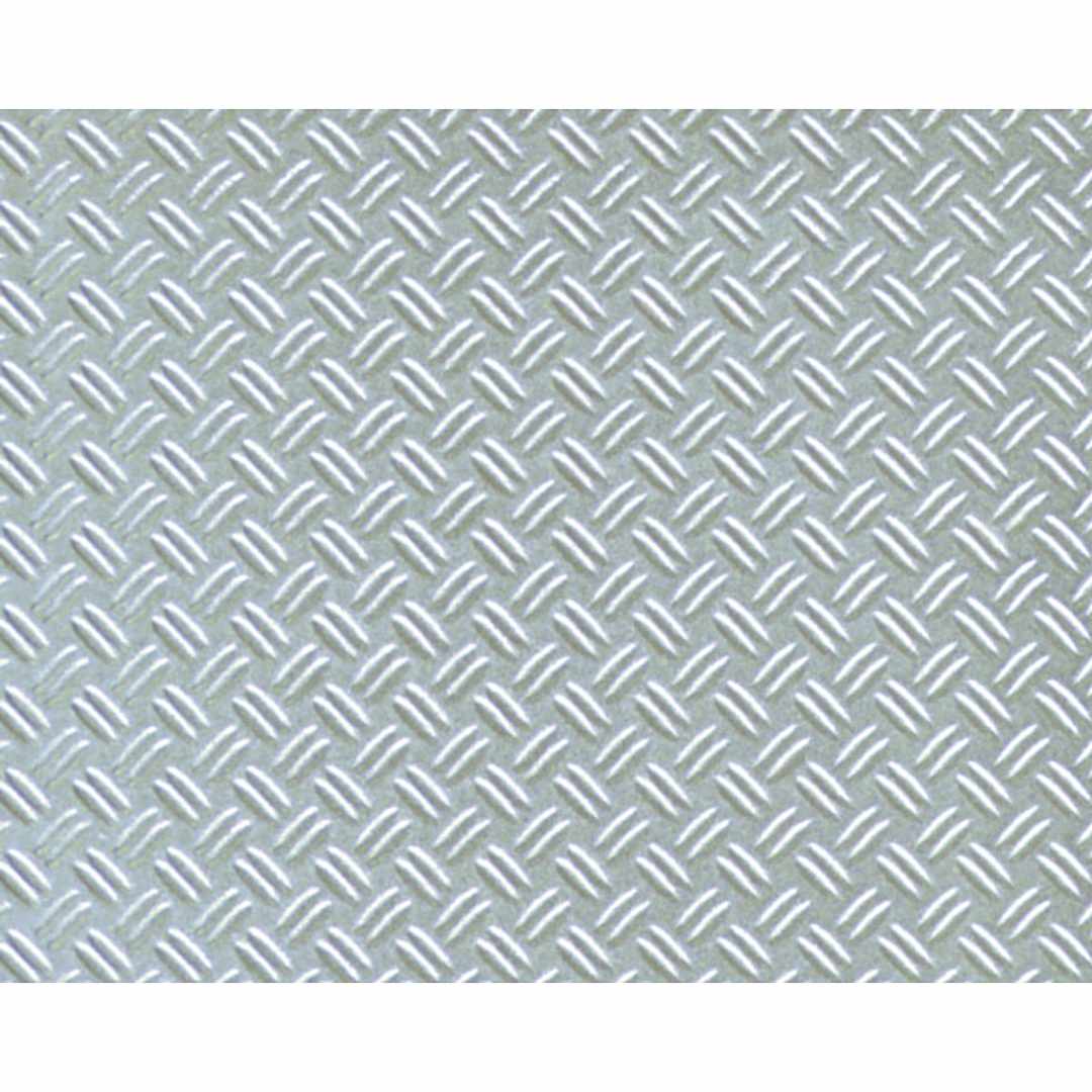 Open in modal - Plastruct Patterned Sheets, Double Diamond Plate, 1:24 Scale, finished example