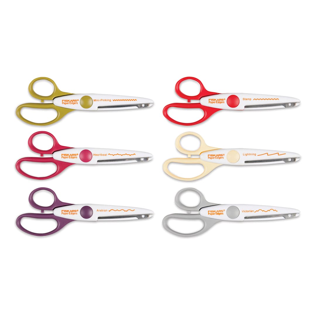 Open in modal - Fiskars Paper Edger - Components of Contemporary Set of 6 shown horizontally