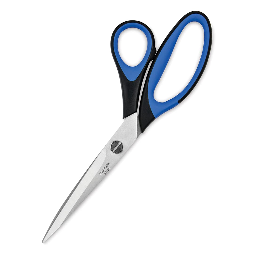 Open in modal - Dahle Vantage Comfort Grip Scissor - 8" Length, Blue/Black