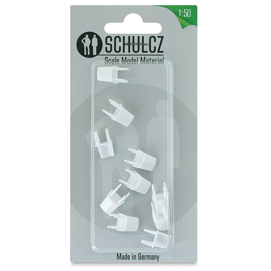 Open in modal - Schulcz Scale Model Furniture - Dining Chairs, Pkg of 10, 1:50, 1/4" (front of package)