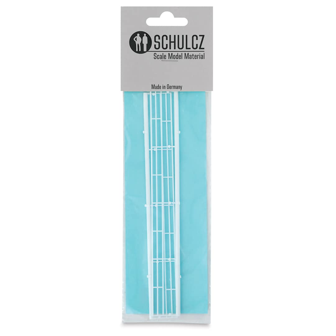 Open in modal - Schulcz Scale Model Building Parts - Balustrades, Pkg of 2, 1:100, 1/8" (front of package)