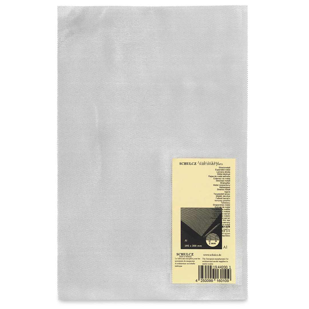 Open in modal - Schulcz Structured Aluminum Sheet - Mesh, 2mm, 7-5/8" x 11-3/4" (product in package)