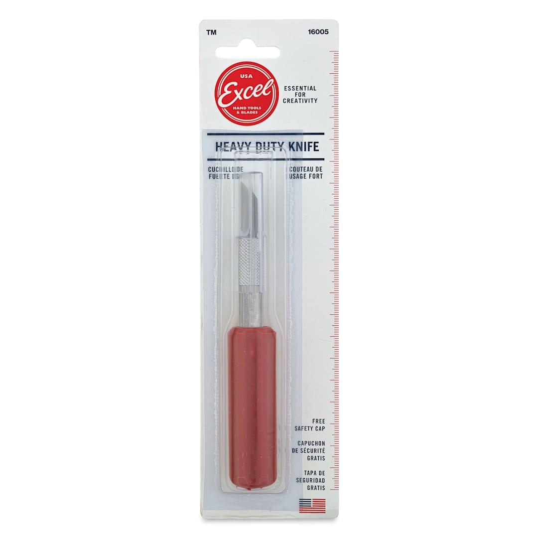 Open in modal - Excel Blades K5 Heavy Duty Knife, front of the packaging
