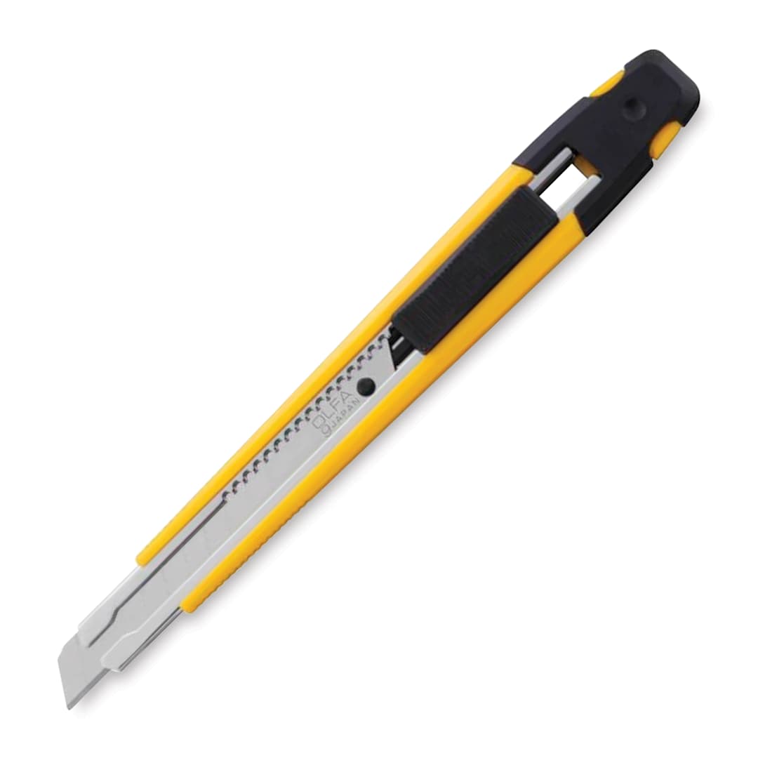 Open in modal - Olfa Slide-Lock Precision Utility Knife out of packaging