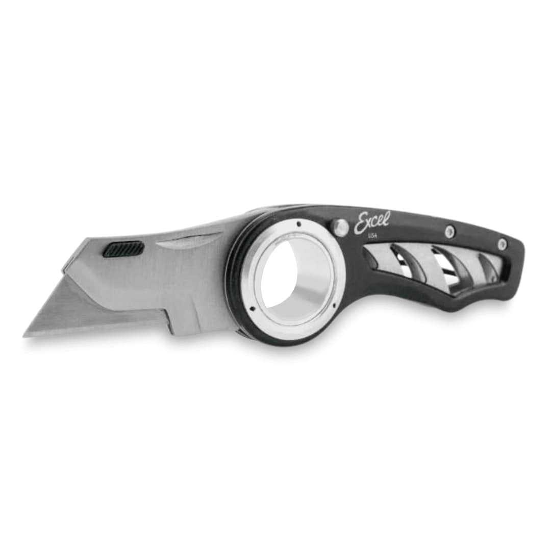Open in modal - Excel Blades K60 Revo Folding Utility Knife, unfolded