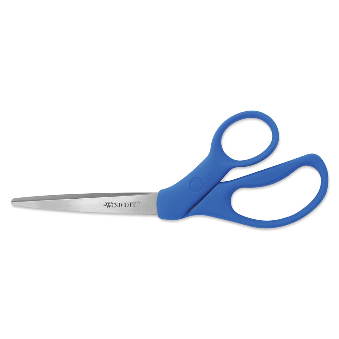 Open in modal - Westcott Preferred Line Scissor - 8", Blue, Bent