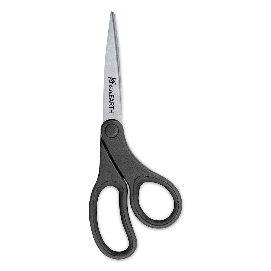 Open in modal - Westcott Bent KleenEarth Recycled Scissors - 8", Black
