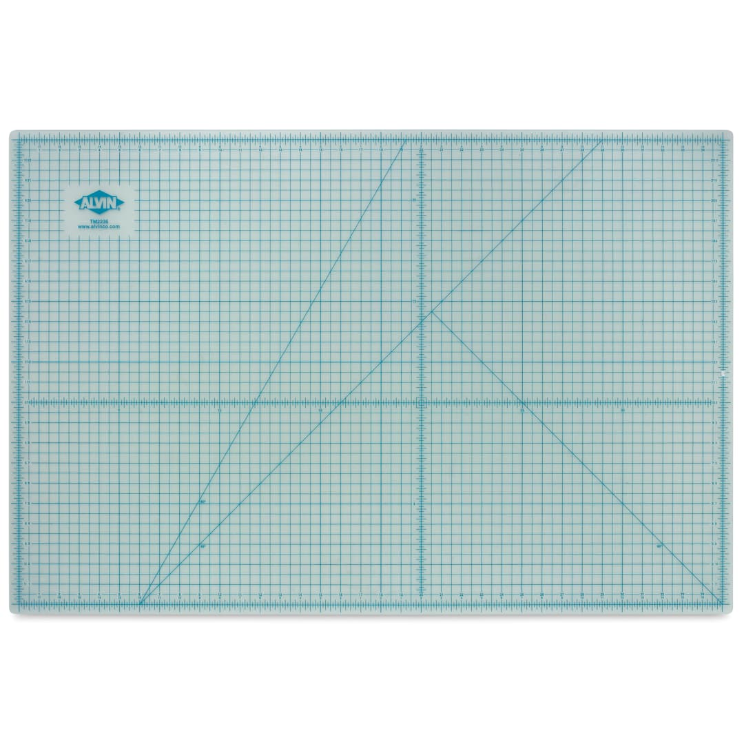 Open in modal - Alvin Cutting Mat - 24" x 36", Translucent - front