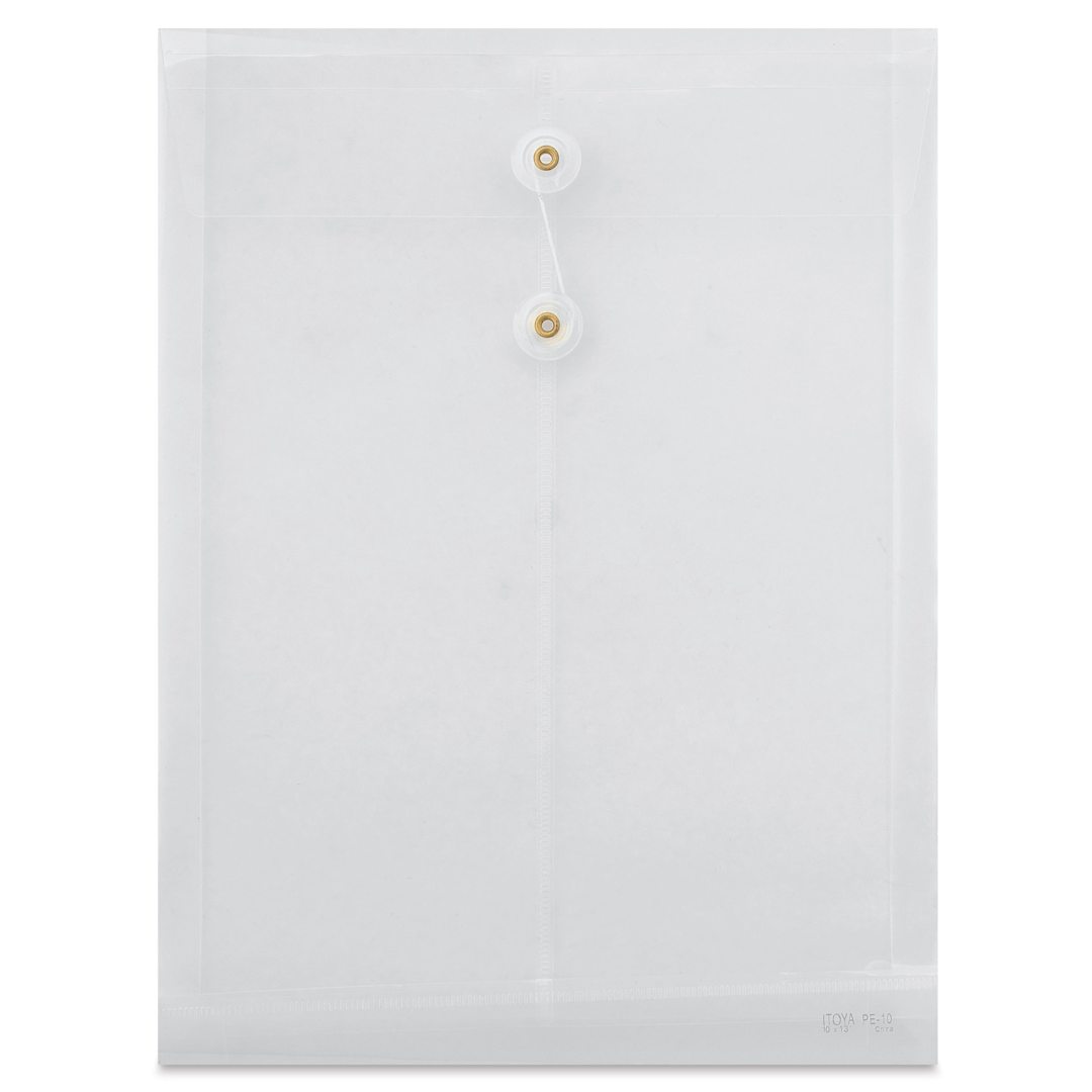 Open in modal - Itoyo Poly Envelope - Letter, Top Loading, sting and button closure