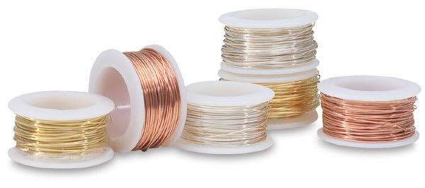 Open in modal - Colored Copper Wire - Components of Gold, Silver and Copper 6 pc set
