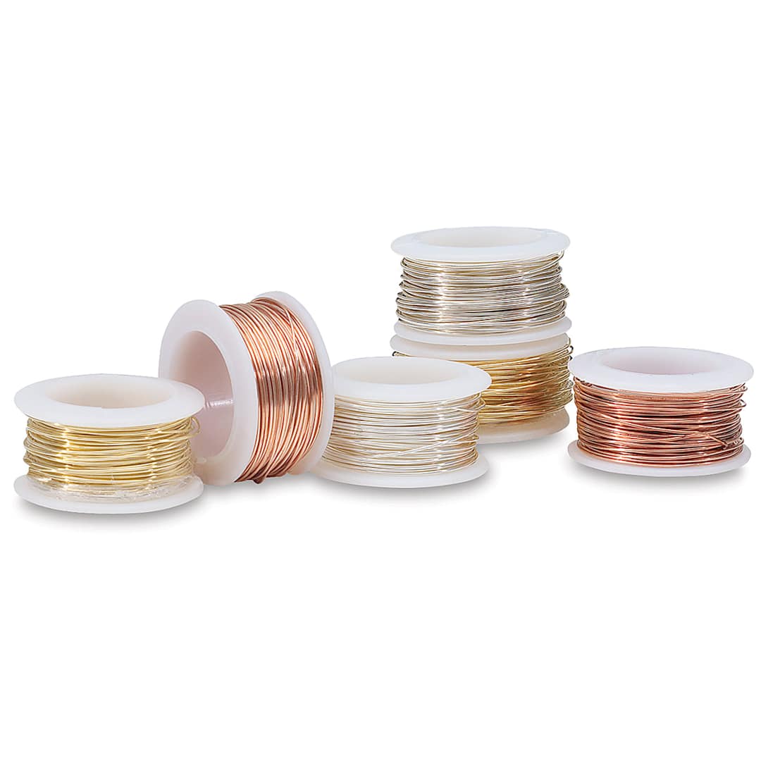 Open in modal - Colored Copper Wire - Components of Gold, Silver and Copper 6 pc set
